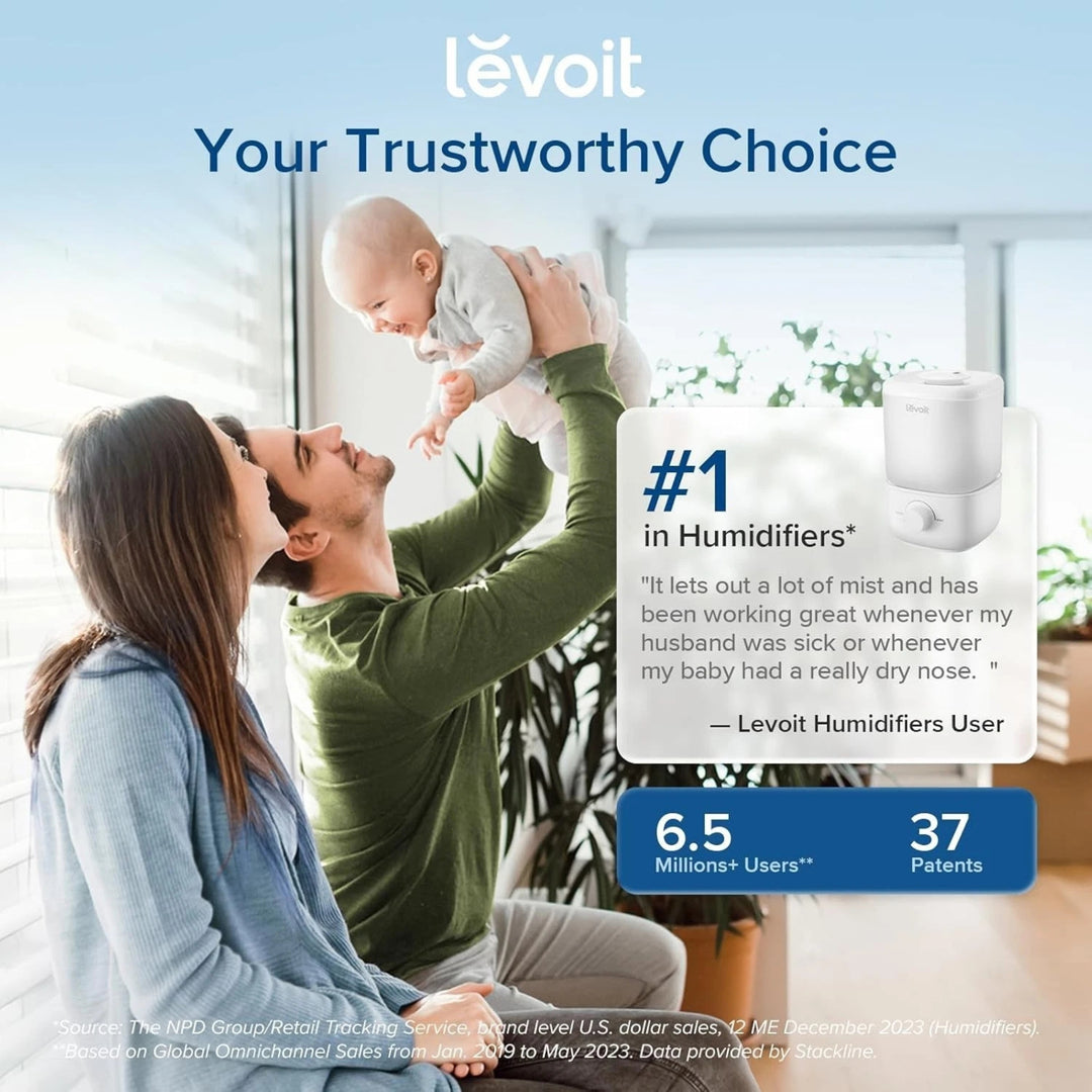 Levoit Classic 160 Cool Mist Humidifier 2.5L White