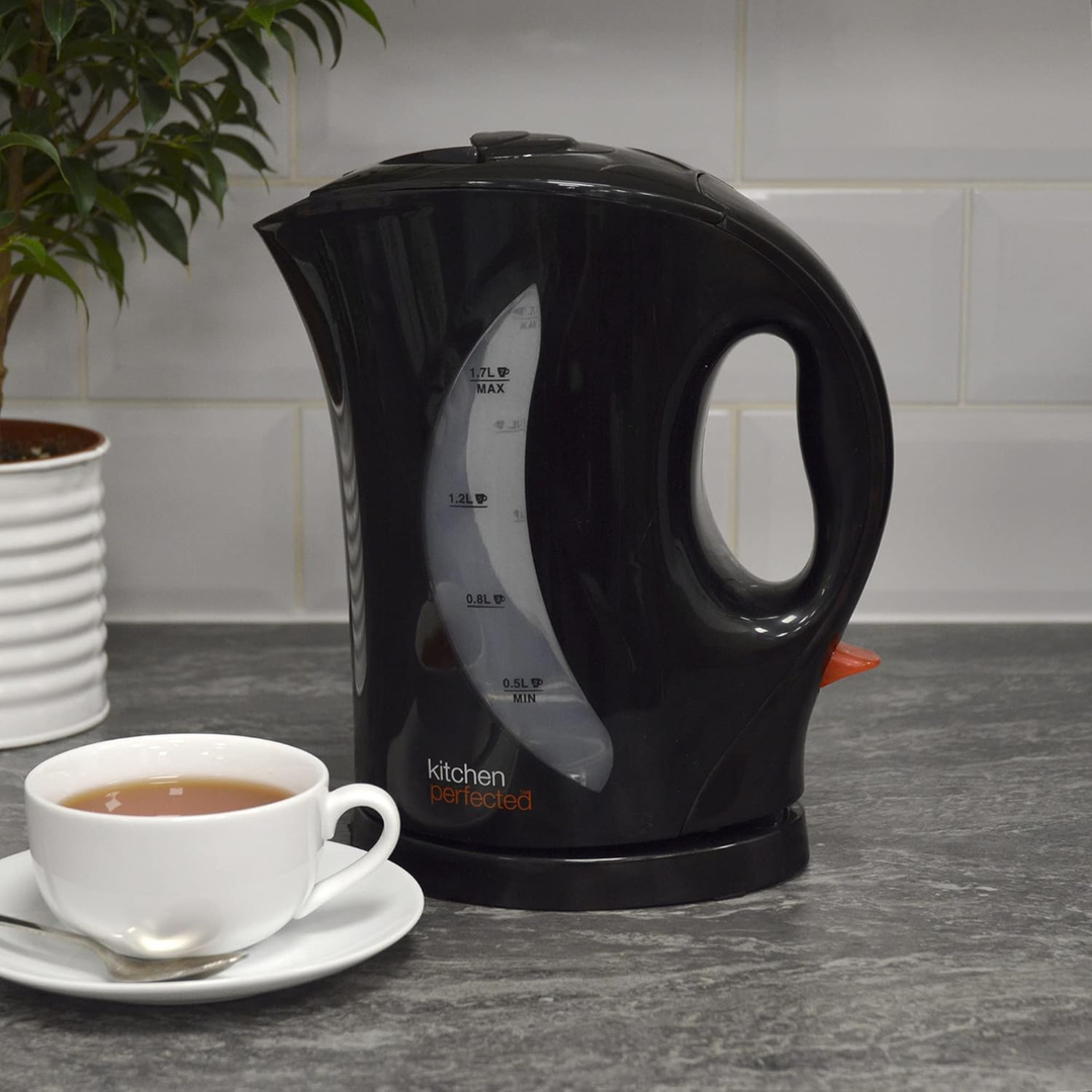 Kitchen Perfected 1.7L Cordless Kettle 2KW Black