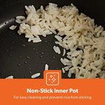 Load image into Gallery viewer, Geepas Rice Cooker Steamer 0.6L Keep Warm White