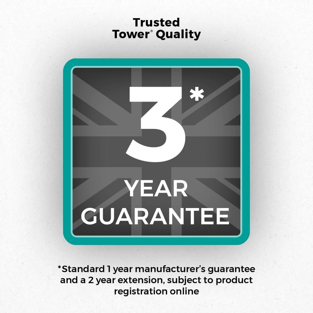 Tower 2 in 1 Garment Steamer Iron 1800W LED Teal