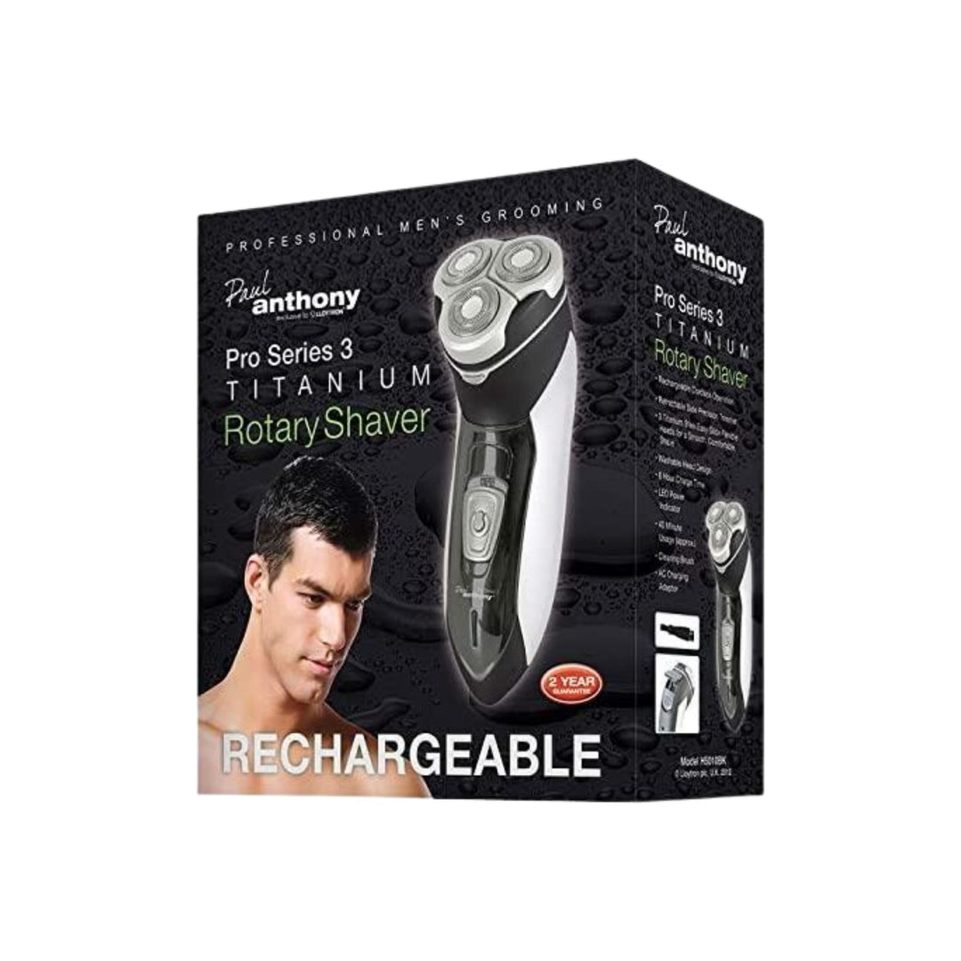 Paul Anthony Pro Series 3 Rotary Shaver USB Silver
