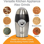 Load image into Gallery viewer, Quest Compact Coffee Grinder Stainless Steel