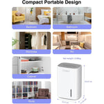 Load image into Gallery viewer, CLEVAST Mini Dehumidifier 850ml Ultra Quiet