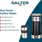 Load image into Gallery viewer, Salter Personal Coffee Machine 750W Travel Mug