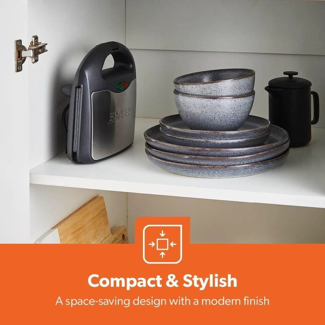 Geepas Doughnut Maker 750W 8pc Non Stick Black