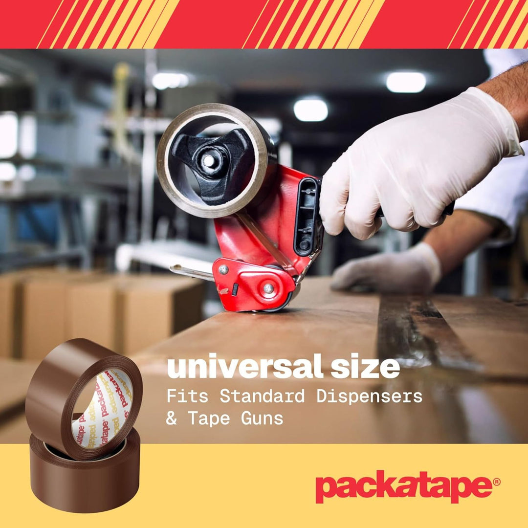 Brown Parcel Tape 6 Pack Strong Packing Tape