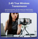 Load image into Gallery viewer, K9 Wireless Microphone 2.4GHz Plug Play Noise Cancel