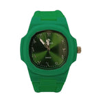 Load image into Gallery viewer, Clasico Mens Ladies Arabic Dial Green Rubber Watch