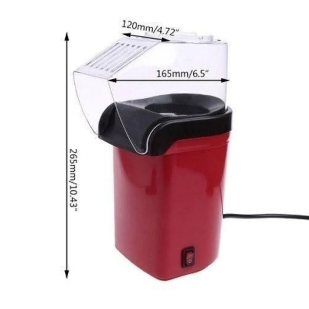 Domestic King 1200W Hot Air Popcorn Maker Black