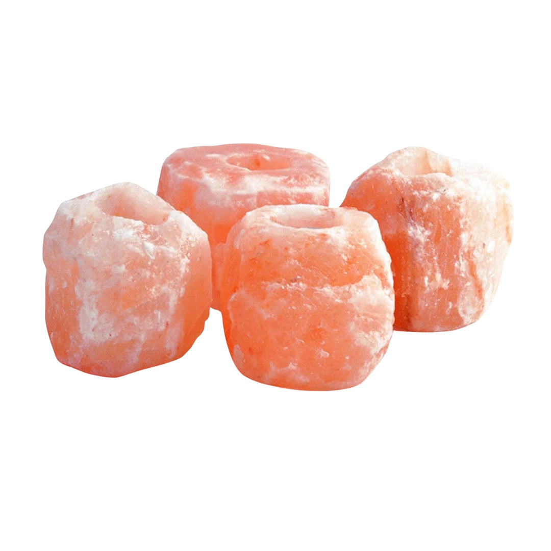 Himalayan Crystal Rock Salt Candle Holder Natural