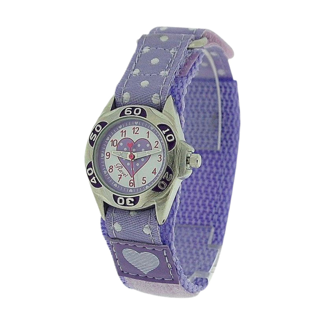 Ravel Kids Velcro Wrist Watch Girls Analogue Quartz
