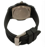 Load image into Gallery viewer, Clasico Unisex Arabic Square Dial Black Rubber Watch